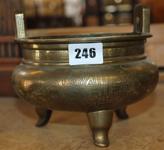 Chinese bronze censer